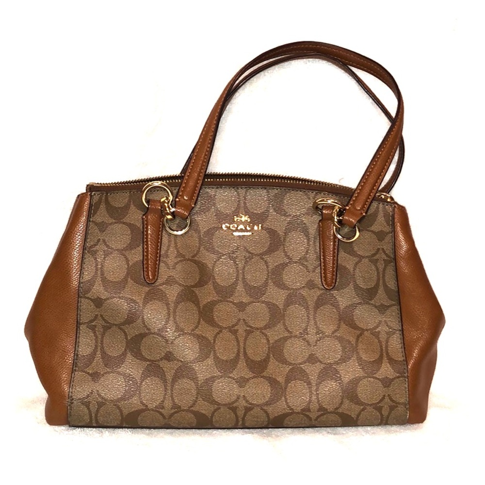 Coach purse gallery zipper tote F19249